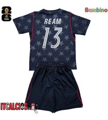 Stati Uniti Tim Ream #13 Seconda Maglia Bambino Mondiali 2026 Manica Corta (+ Pantaloni corti)